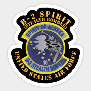 b2 spirit stealth bomber alaska Sticker